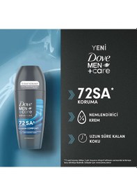 Resim Dove Men +care Advanced Erkek Deodorant Clean Comfort 150 Ml + Clean Comfort Roll On 50 Ml 