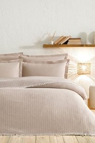 Resim Puffy Soren Tek Kişilik Pike Takımı - Bej 