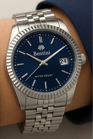 Resim Bentini ORİJİNAL SAAT İNCE KASA ÇELİK 2YIL GARANTİLİ ERKEK KOL SAATİ 