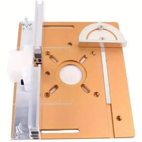 Resim BGA freze tezgahı alüminyum 3'lü Yönlendirici Tabla Ekleme Plakası Alünyum Alaşımlı set 