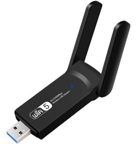 Resim MEGAMUS Ac1300 Mbps Çift Antenli Usb 3.0 Adaptör Kablosuz Wifi Alıcı Modem Ac1300 Mbps 