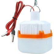 Resim HT-B11 12 Volt Beyaz LED Lamba Krokodil Maşalı Uçlu 21 Smd Ledli 