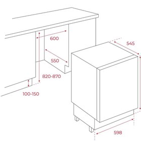 Resim Teka Rsf 41150 Ankastre Tezgahaltı Dondurucu 