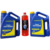 Resim BSG 2 Adet Antifriz Kırmızı Organik -56° 3 Lt + Cam Suyu 1 Lt Konsantre Araç Bakım Seti 