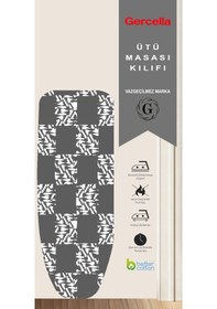 Resim Poyraz 120x45 Xs Size Ütü Masası Kılıfı Örtüsü Bezi Ütü Yedek Parça Ütü Ve Aksesuarı Açık Gri 