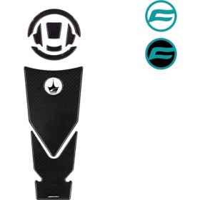 Resim Grippatch CF-250/NK İLE UYUMLU DEPO VE DEPO KAPAĞI 6D KARBON KAYDIRMAZ TANK PAD CFDKS01 