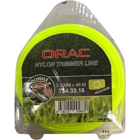 Resim Orac Tırpan Misinası Altı Köşe 3.3 Mm 46 Mt Crocodile Yeşil 