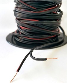 Resim Electroon 2x0.75 MM Siyah İnce Hoparlör Ses Kablosu 35metre 