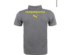 Resim Fenerbahçe Lisanslı 24/25 A Takım Gri Polo T-Shirt 