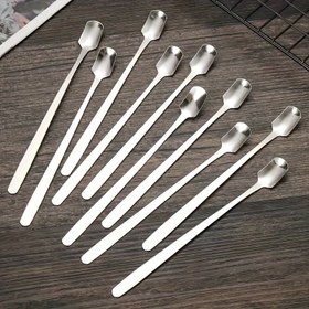 Resim 1 adet 4'lü set veya 6'lı set 17 cm Karıştırma Kaşığı, Mum ve Mum Yapımı için Uygun 