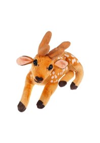 Resim Sevimli Ren Geyiği Peluş 30 Cm - Uyku Ve Oyun Arkadaşı Peluş Oyuncak SARI 