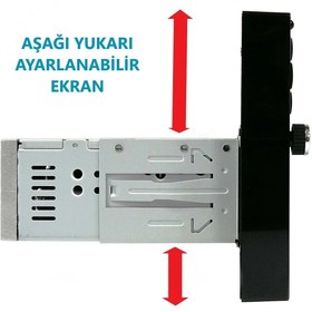 Resim Twogo Go-İ-Şahin9 MP5 Monitör 9 inç HD DokunmatikEkran Carplay/And Auto/60Wx4/USB/BT/Aux/FM/Tek DIN 