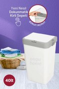 Resim ongu home Tekli Kirli Sepeti Çamaşır Sepeti 40lt 