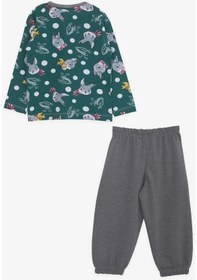 Resim Breeze Kız Bebek Pijama Takımı Tavşancık Desenli 9 Ay-3 Yaş, Yeşil-yeşil Yeşil 