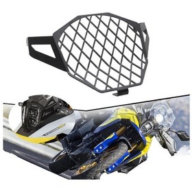 Resim Siyah Suzuki V-strom 800de Modifiye Alüminyum Far Kapağı Koruyucu Ağı Far Kapağı Far Koruma Kapağı İçin Uygundur Diğer 