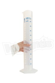 Resim ISOLAB 1000ml Plastik Mezür Mavi Skala 
