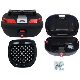 Resim Maxem Sl 45 Full Set Motosiklet Arka Çantası Siyah 