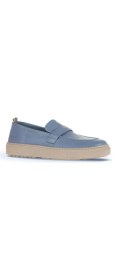 Resim Bueno Shoes Mavi Flotter Deri Erkek Loafer 01Wd2600 