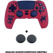 Resim Ps5 Dualsense Red Dead Redemption Desenli Koruyucu Silikon Kılıf + Analog Silikon Koruyucu Rdr Model-2 