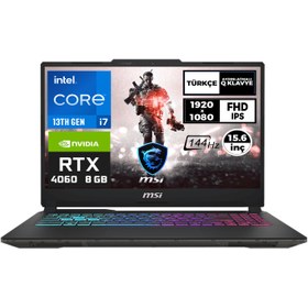 Resim MSI CYBORG 15 i7-13620H 64GB 512GB SSD 8 GB RTX4060 144Hz 15.6'' Fdos Gaming Laptop A13VF-893XTR 003 