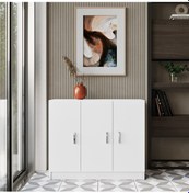 Resim Robin Home Verona E Ofis Çok Amaçlı Dolap Beyaz 