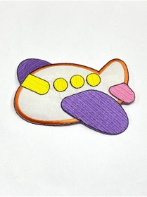 Resim karantuhafiye Ütü İle Yapışan Bebek Battaniye Aplikesi / Bebek ve Çocuk Aplikesi / Uçak Model 