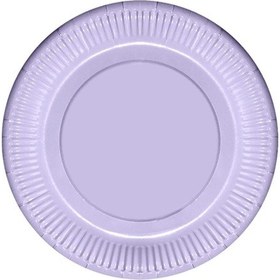 Resim Lila Makaron Karton Tabak 23 CM 8'li 