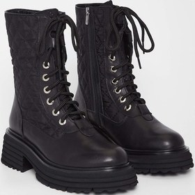 Resim Tamer Tanca Kadın Hakiki Deri Siyah Deri Casual Bot 33 52110 Bn Bot Sk23/24 Sıyah Dr Siyah 