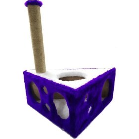 Resim Cathause Kedi Tırmalama Platformu Peynir Mor 67cm. 