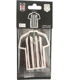 Resim Beşiktaş Resmi Lisanslı Klasik Çubuklu Forma Asma Oto Kokusu 