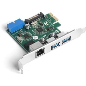 Resim Dark 2X Usb3.0 + Gigabit Lan Pcıe X1 Ağ Kartı / Dark 