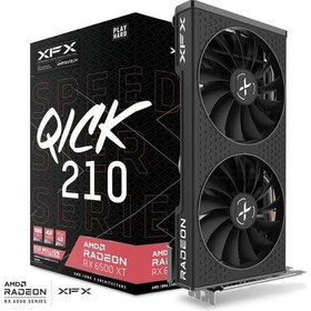 Resim Xfx Speedster QICK 210 RX6500XT 4GB GDDR6 RX-65XT4DBDQ Ekran Kartı 