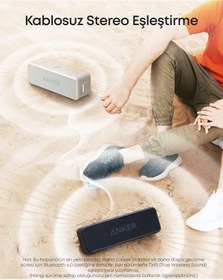 Resim Anker Soundcore 2 Bluetooth Hoparlör, IPX7 Su Geçirmez, Siyah - A3105 