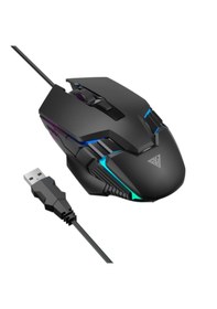 Resim Gamdıas Aura Gs4, Çok Renkli Aydınlatma, Usb Kablolu, 6 Tuşlu, Gaming Mouse, 3.600 Dpı, Siyah Gs4 