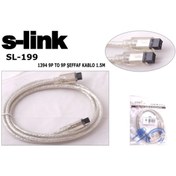 Resim Sl-199 9Pin To 9Pin 1.5 Metre Firewire Kablo S-Link