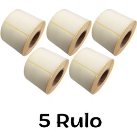 Resim Özfiliz Mağaza Ekipmanları 60x57 Mm Termal Barkod Etiketi Yaıpışkanlı Etiket, Raf Önü Fiyat Etiketi (1 Rulo = 500 Adet) 