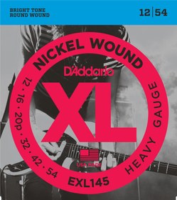 Resim D'Addario EXL145 XL Nickel Elektro Gitar Teli - Heavy (12-54) 