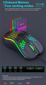 Resim SIGHTZER Imice Siyah T98 Gamer 7200dpi Rgb Ledli Oyuncu Mouse 