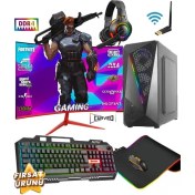 Resim Ramtech Ryzen 5 5600 Rx 580 8gb 512GB M2 16GB Ram 23.6'' Curved Oyuncu Masaüstü Oyuncu Bilgisayarı 