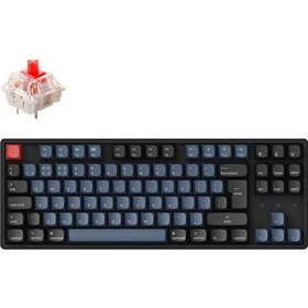 Resim Keychron K8 Pro QMK/VIA HotSwap RGB Gateron Red Switch Mekanik Klavye 