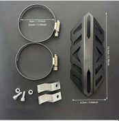 Resim Gateesat Siyah Evrensel Amortisör Kılıfı Motosiklet Elektrikli Bisiklet Off Road Aksesuar 