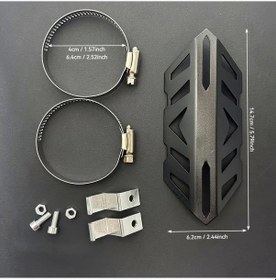 Resim Gateesat Siyah Evrensel Amortisör Kılıfı Motosiklet Elektrikli Bisiklet Off Road Aksesuar 