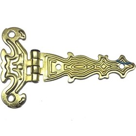 Resim Dekoratif, Sac Tek Kuyruklu Menteşe - 40x68 Mm, Küçük, Sarı, 1 Adet 