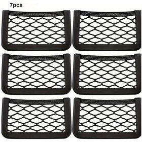 Resim Gateesat 7 Parça Kalın Nylon File Saklama Filesi Seti Kampçılar Ve Ev Kullanımı İçin 