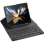 Resim UnDePlus Samsung Galaxy Z Fold 3 Kılıf Bluetooth Klavyeli Keyboard Kılıf 