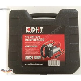 Resim Dht Çift Pistonlu 12 Volt Mini Hava Kompresörü 