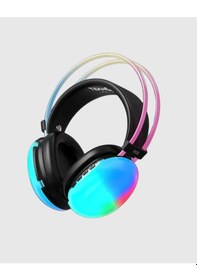 Resim Rgb Işıklı Kablosuz Kulaklık Bluetooth 5.3 800mah Ergonomik Ipx4 Dayanıklı 