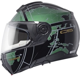 Resim SCHUBERTH C5 GLOBE GREEN KASK 