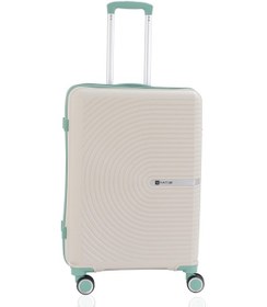 Resim Mçs Üçlü Polipropilen Valiz Seti V374 S21yy1000006-set 10730 Kemik/suyeşili Çok Renkli 