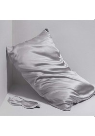 Resim Antibakteriyel Terletmeyen İpek Saten Yastık Kılıfı 2'li 50x70 Gümüş Diğer 